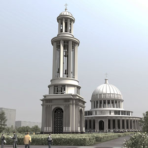 The Bell Tower of the Orthodox Cathedral